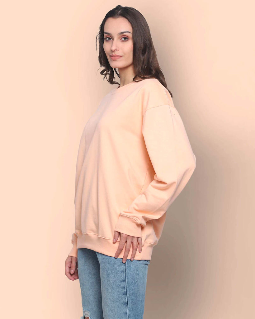 My Man's Drop Shoulder Sweatshirt 2.0: The Peach