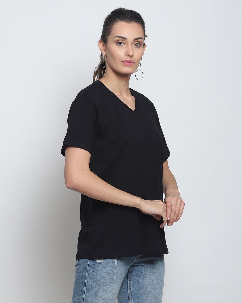 My Man's V Neck: The Black