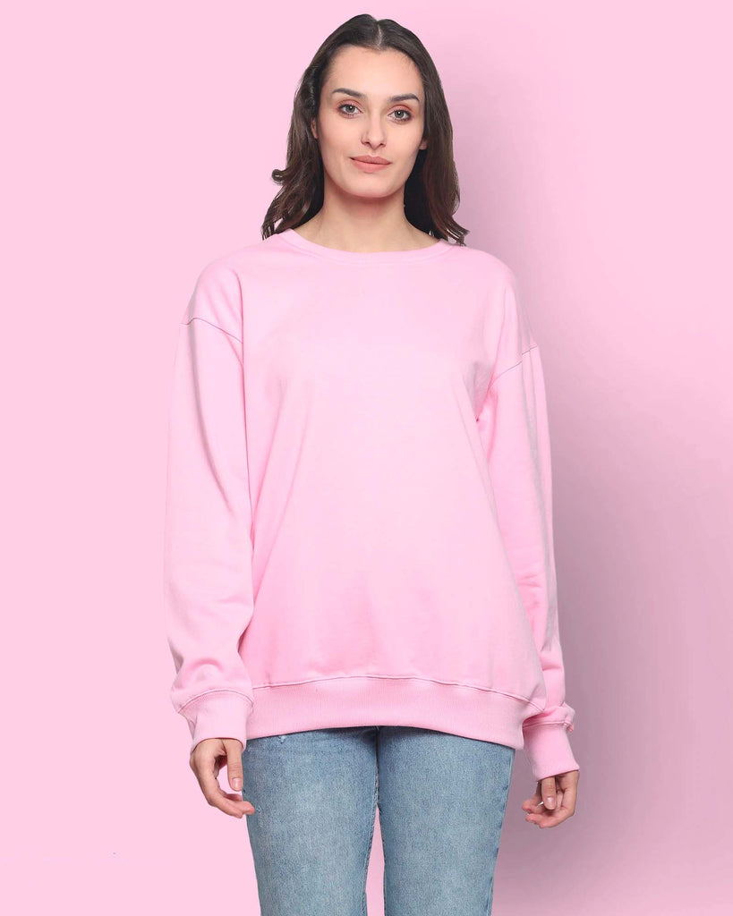 My Man's Drop Shoulder Sweatshirt 2.0: Baby Pink