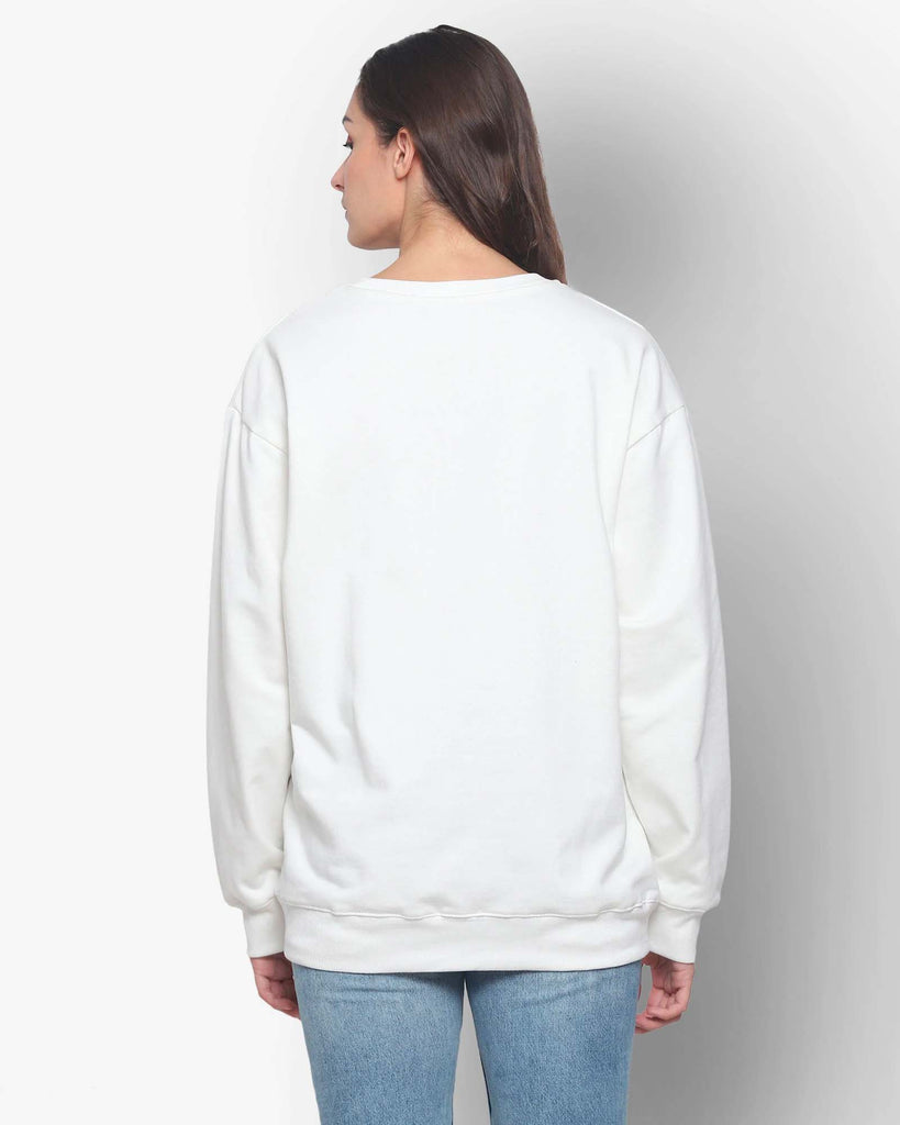 My Man's Drop Shoulder Sweatshirt 2.0: Ivory Cream