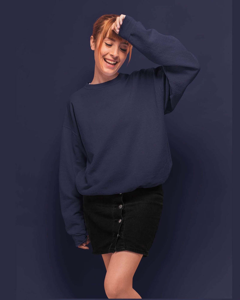 My Man's Drop Shoulder Sweatshirt: Midnight Navy