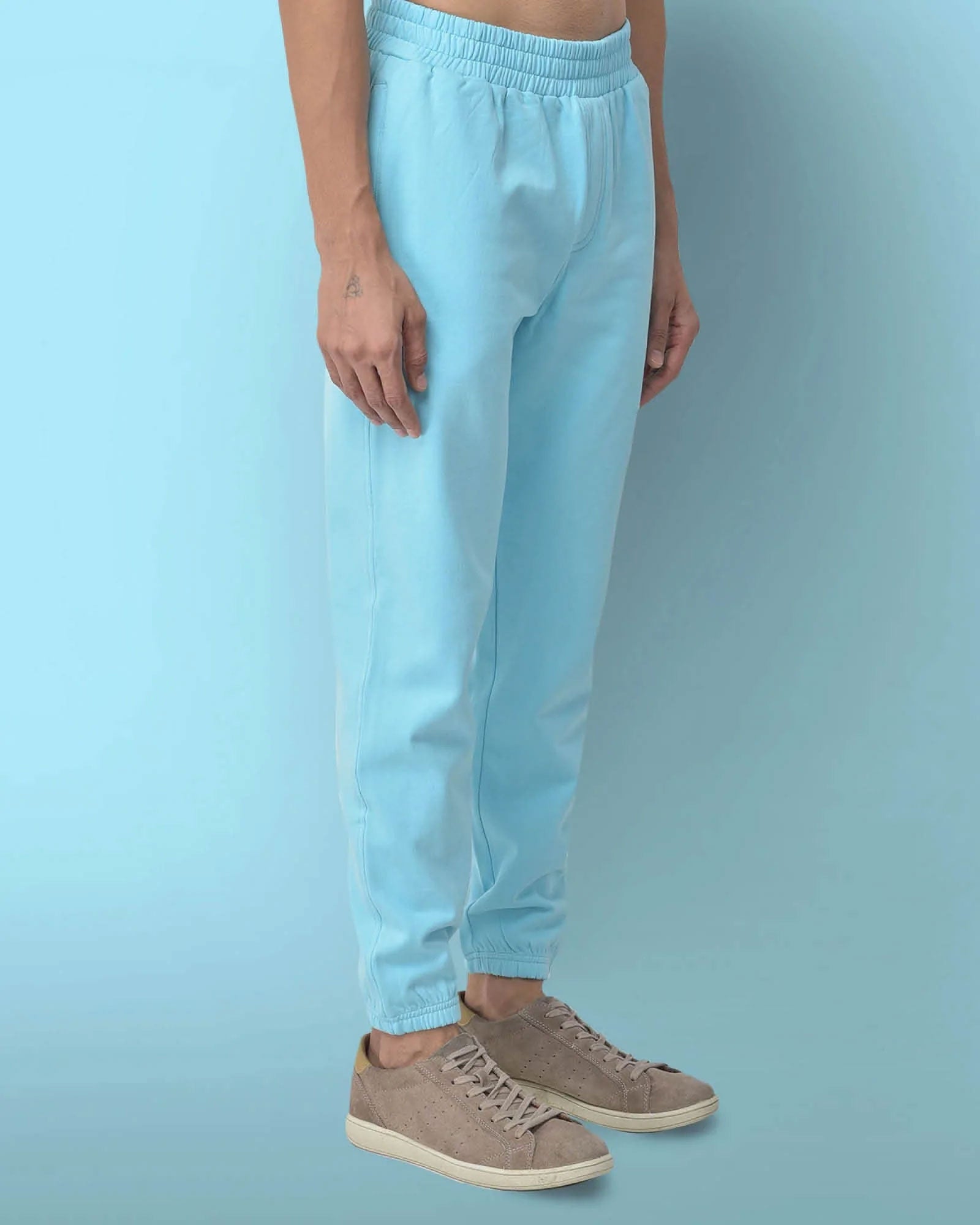 Aqua blue joggers deals
