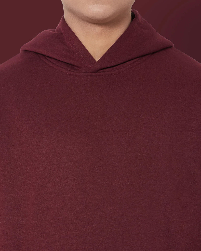 Melangebox Airjet Hoodie: Wine