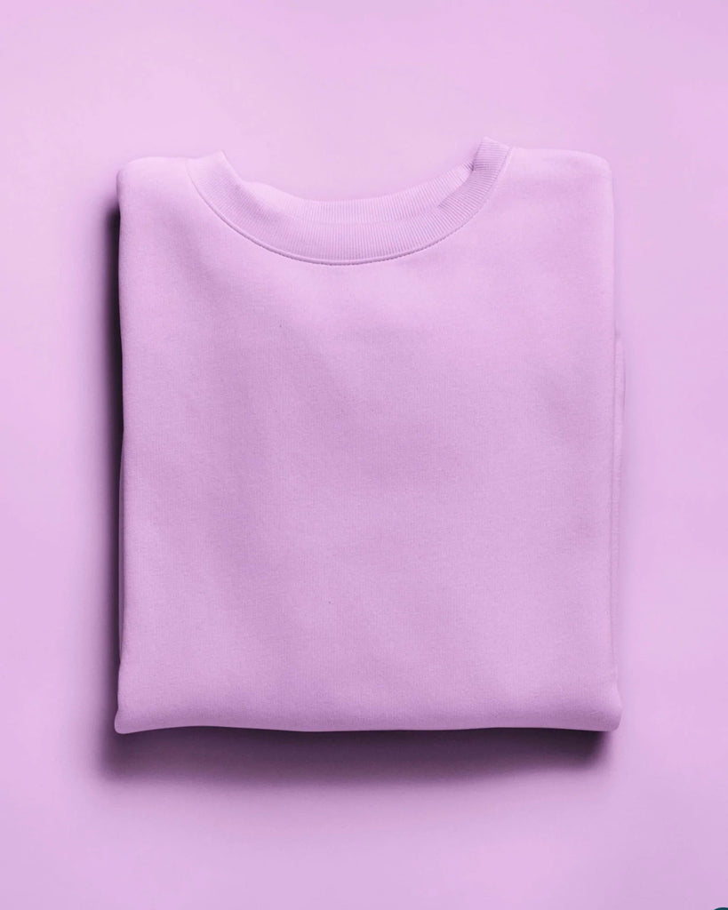 Melangebox Drop Shoulder Sweatshirt: Mauve Purple