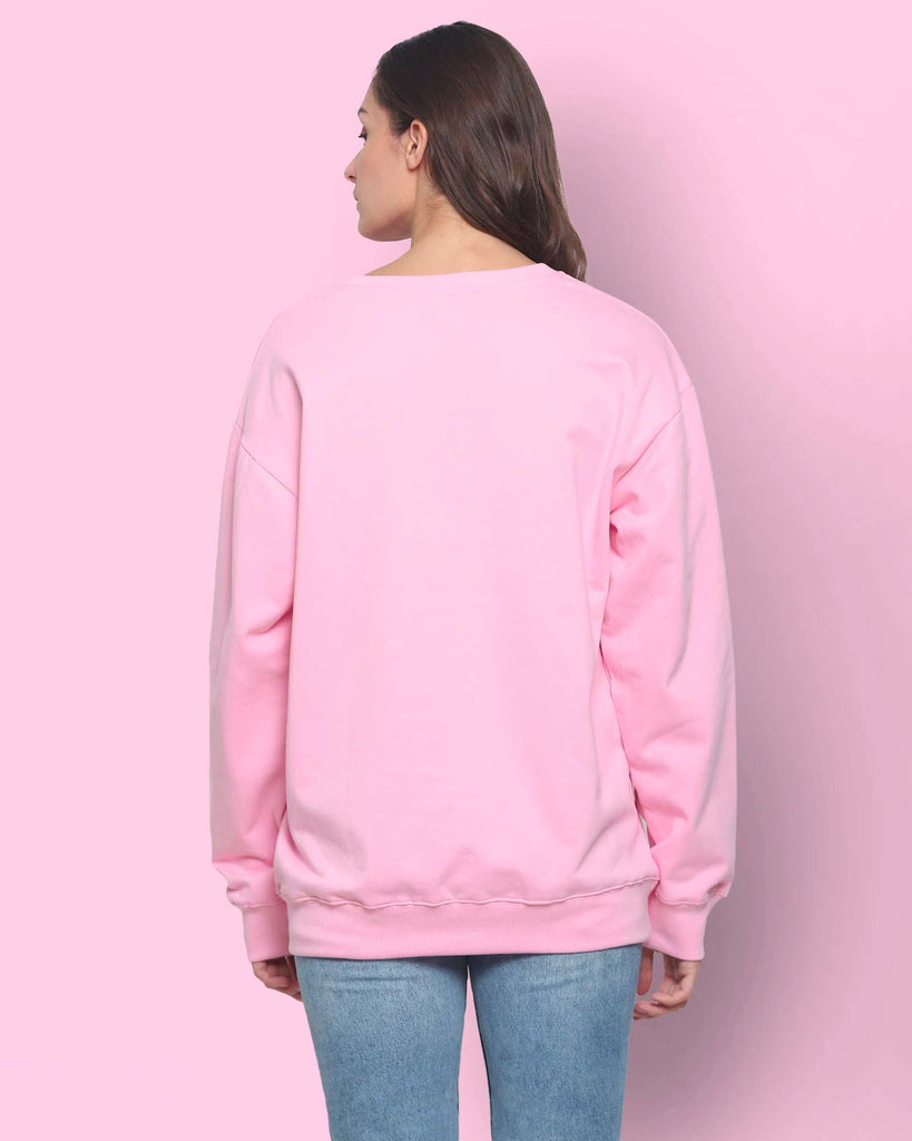 My Man's Drop Shoulder Sweatshirt 2.0: Baby Pink