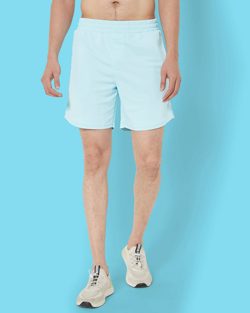 Melangebox Active Shorts : Aquatic Blue