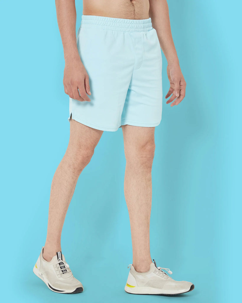 Melangebox Active Shorts : Aquatic Blue