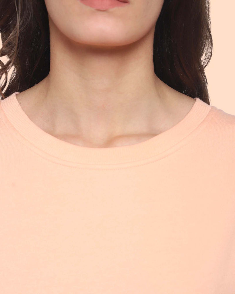 My Man's Drop Shoulder Sweatshirt 2.0: The Peach