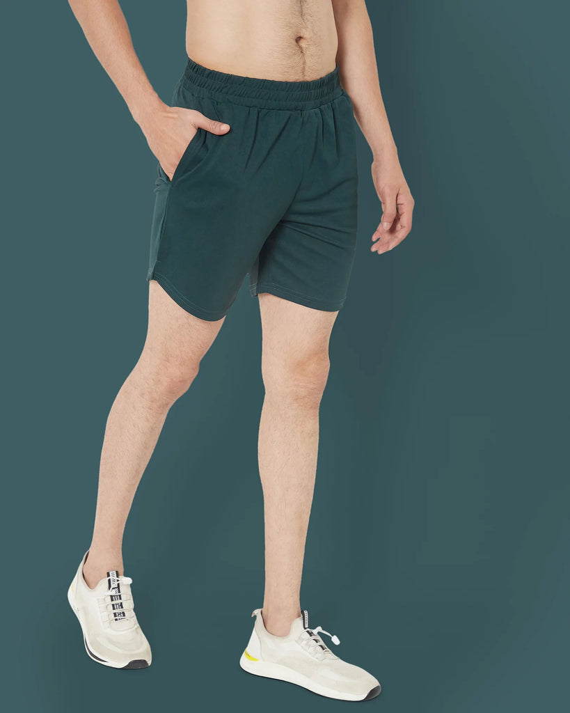 Melangebox Active Shorts : Avocado Green