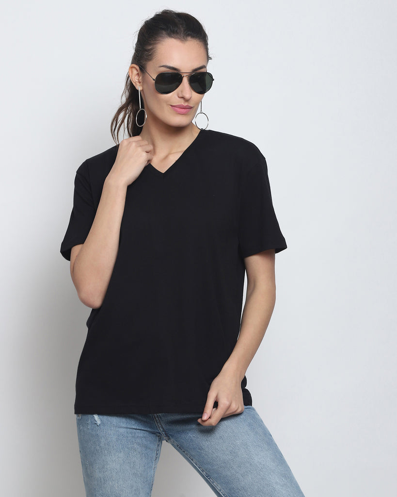 My Man's V Neck: The Black