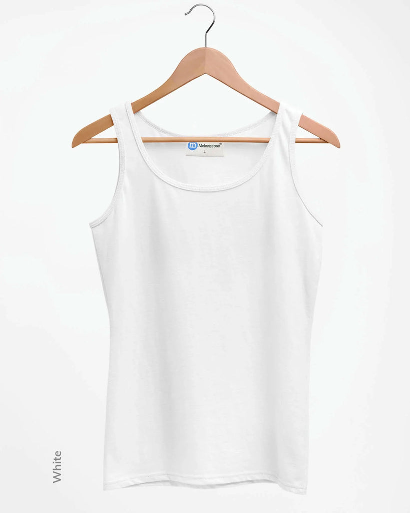 Melangebox Solid Pack of 4: Tank Top