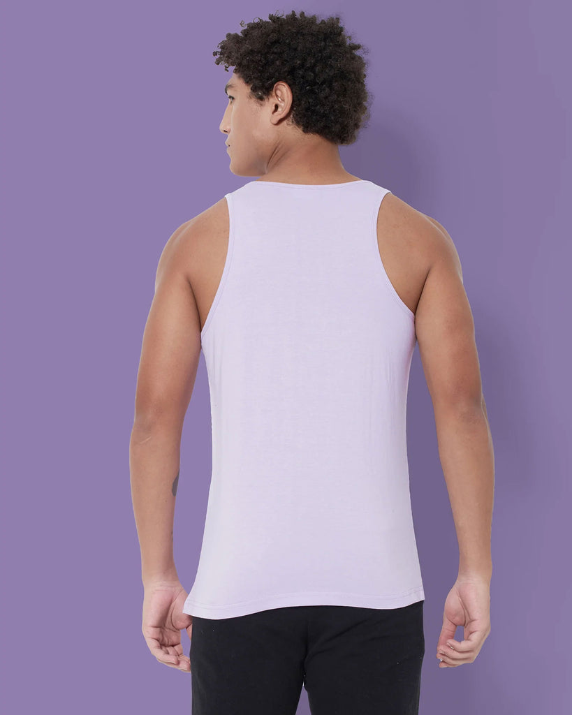 Melangebox Tank Top: Mauve Purple