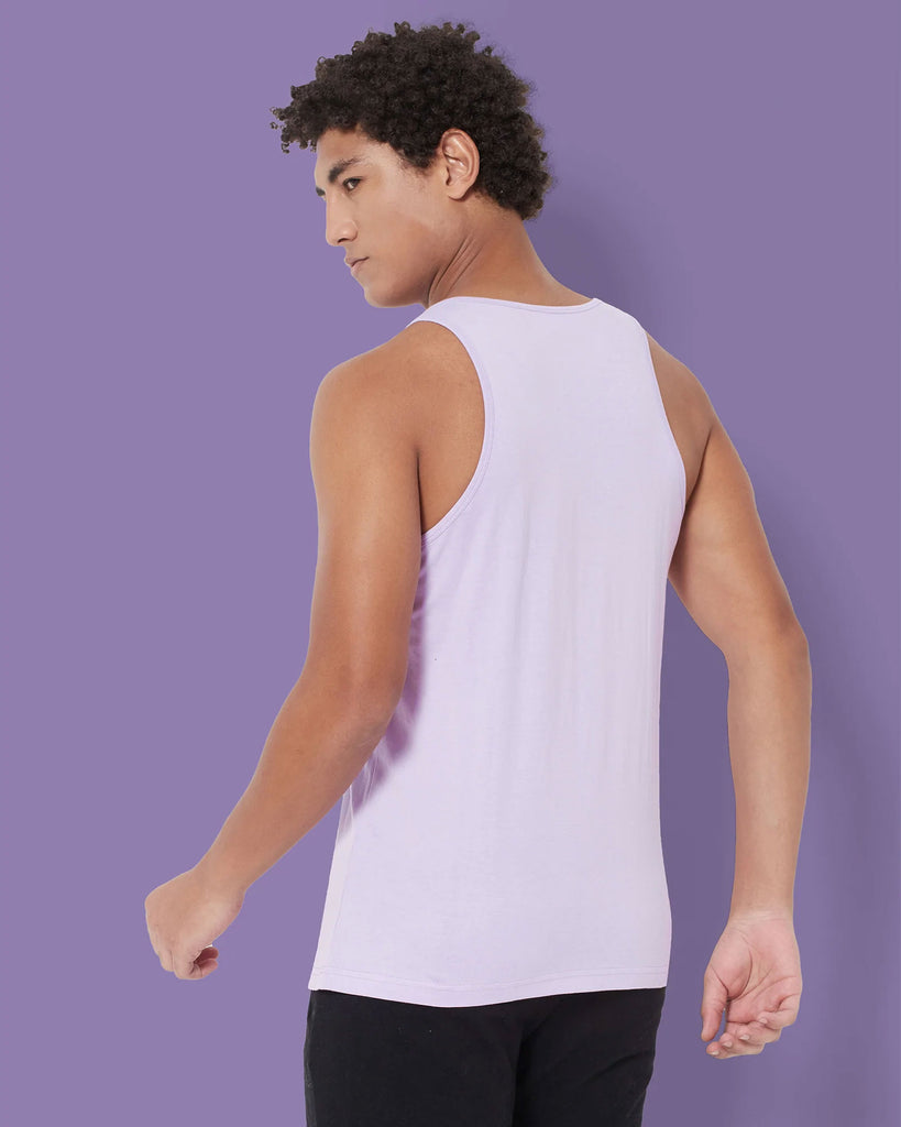 Melangebox Tank Top: Mauve Purple