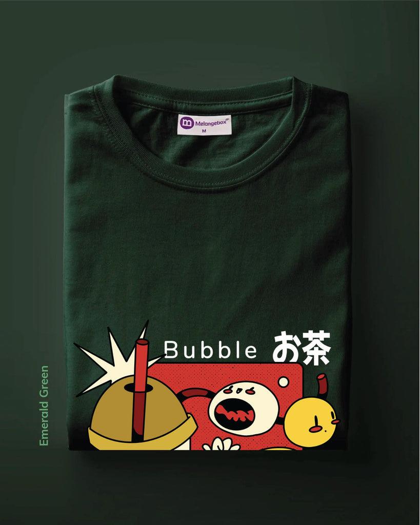 Melangebox Bubble Full Sleeves: Emerald Green