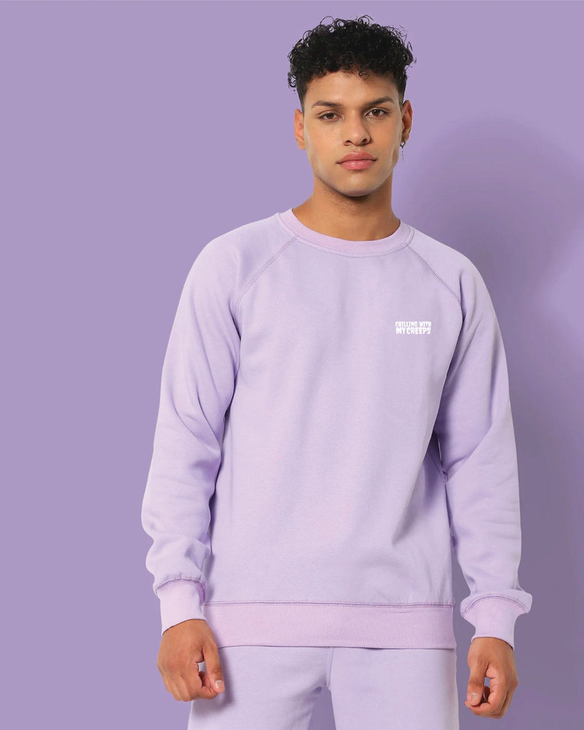 Melangebox Creepsters HW Crewâ„¢ Sweatshirt: Periwinkle