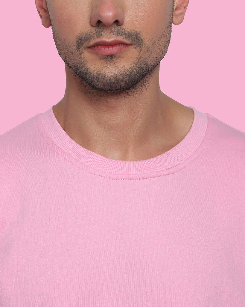 Baby Pink Drop Shoulder SweatshirtÂ 