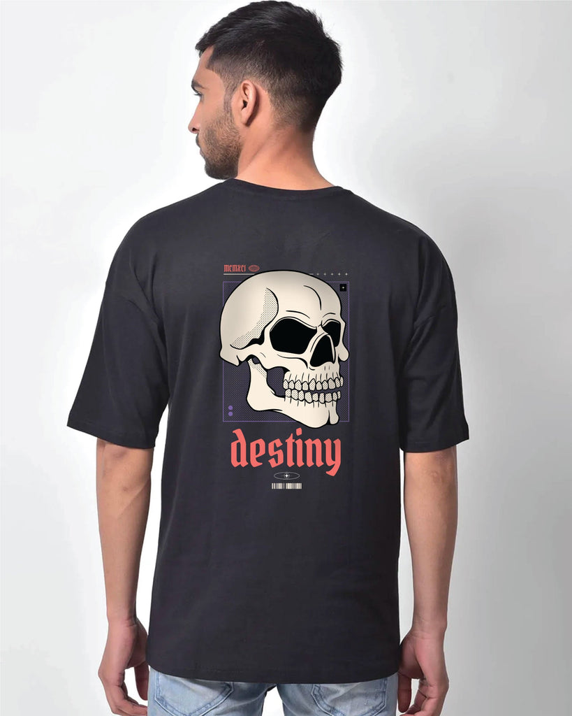 Melangebox Destiny Dropshoulder Crew: Black