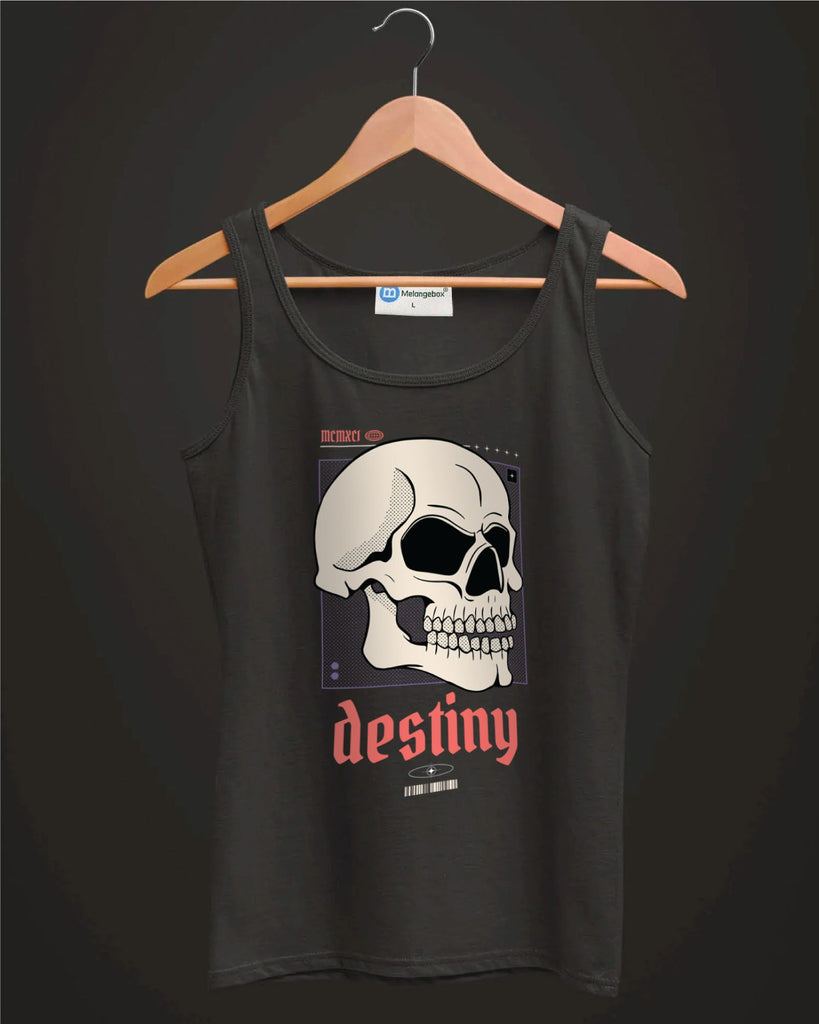 Melangebox Destiny Tank Top: Black