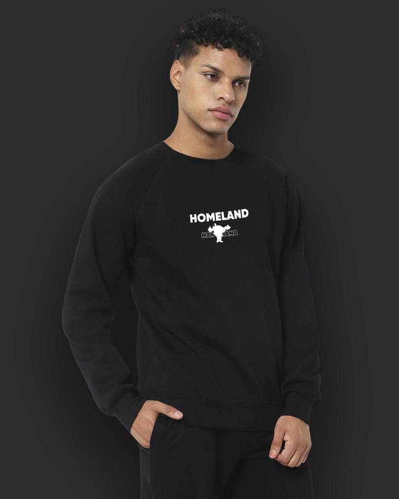 Dhanwaad HW Crew Sweatshirt: Black