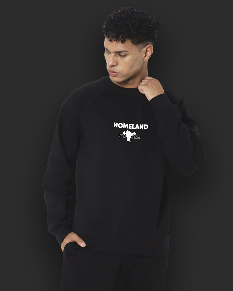 Melangebox Dhanwaad HW Crew Sweatshirt: Black