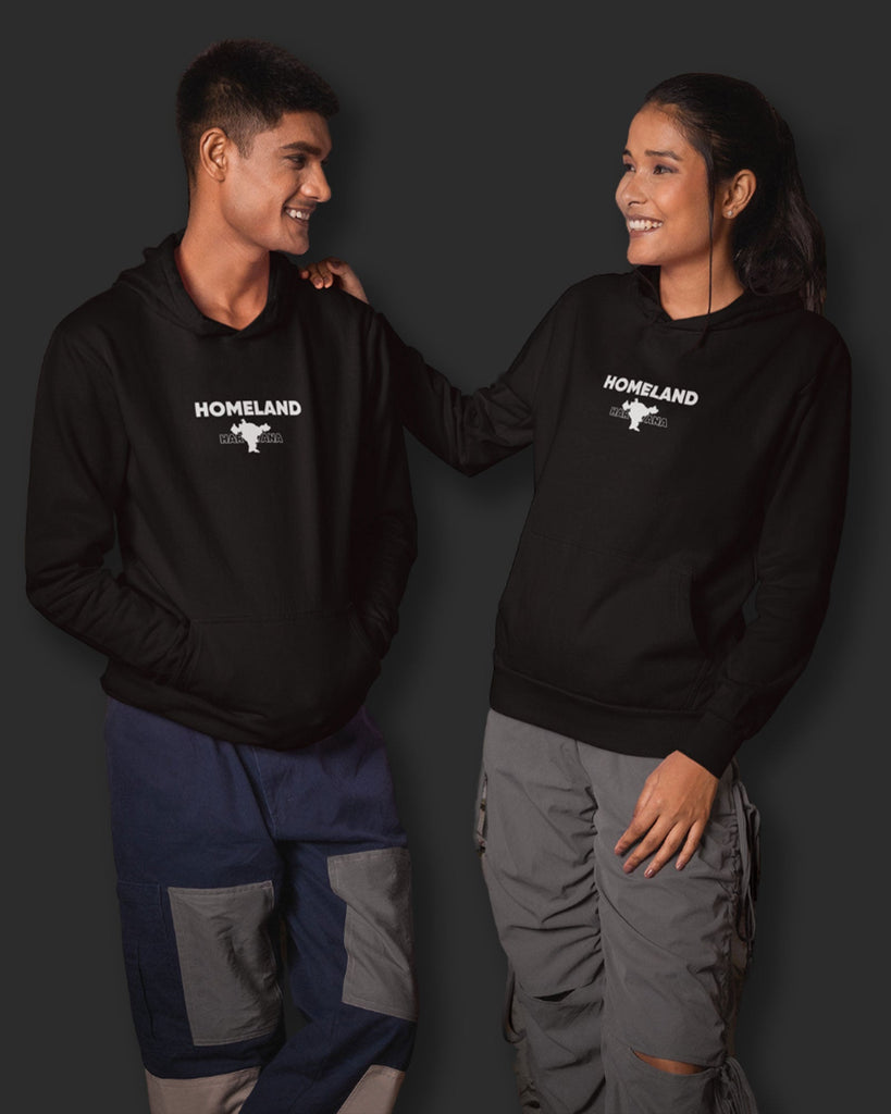 Melangebox Dhanwaad Hoodie: Black