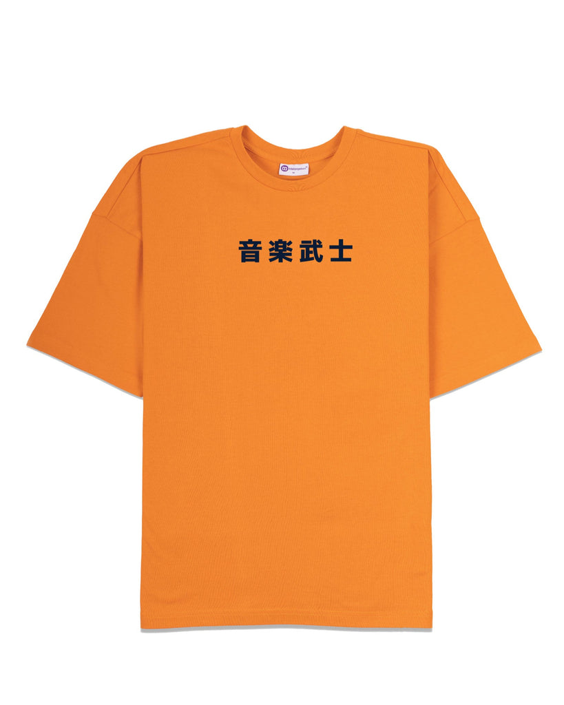 Melangebox DJ Samurai Dropshoulder Crew: Orange