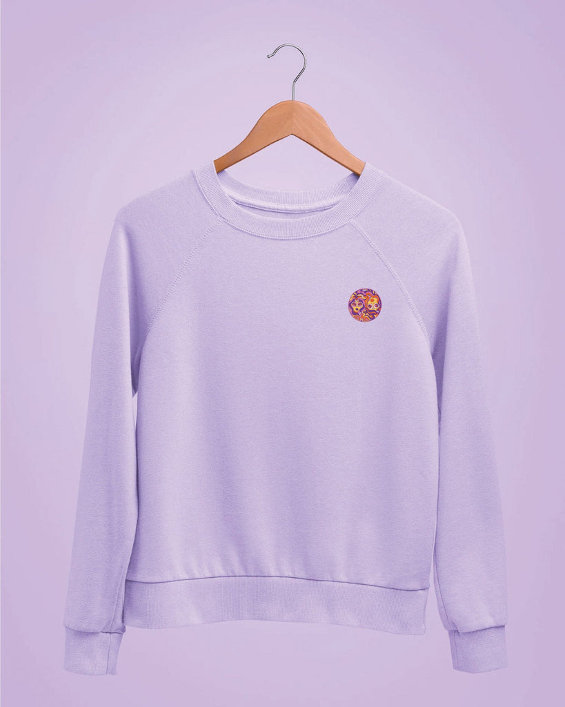 Melangebox Hippie Trippy HW Crewâ„¢ Sweatshirt: Periwinkle