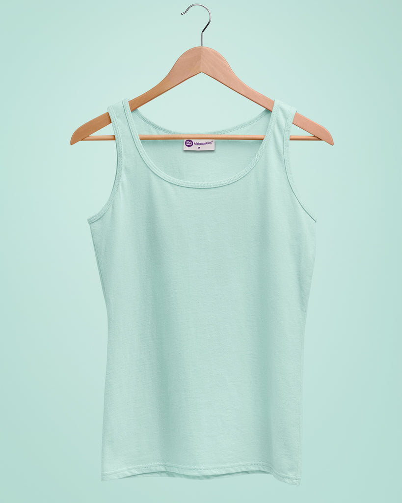 Melangebox Tank Top: Pistachio