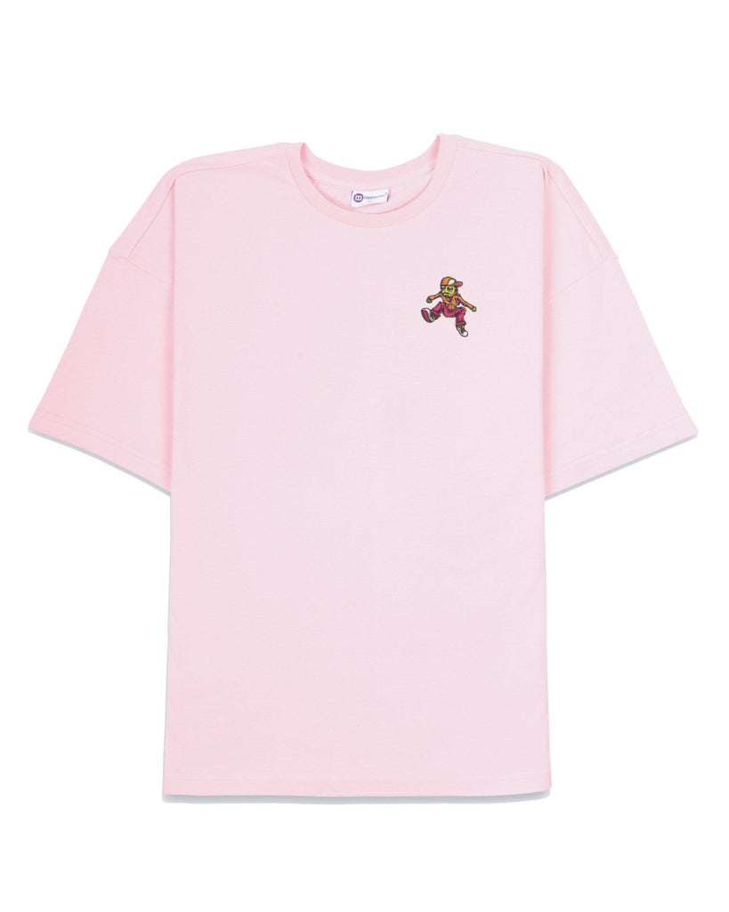 Melangebox Robo Skater Dropshoulder Crew: Baby Pink