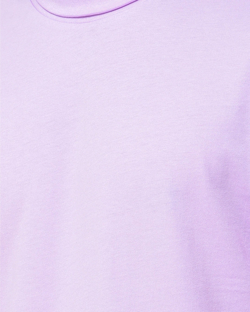 Melangebox Turtle Neck Half Sleeves: Lavender