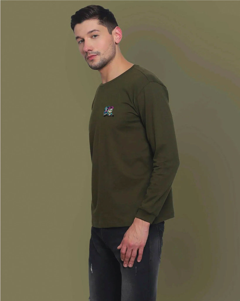 Melangebox Tech Heroes Full Sleeves: Military Green