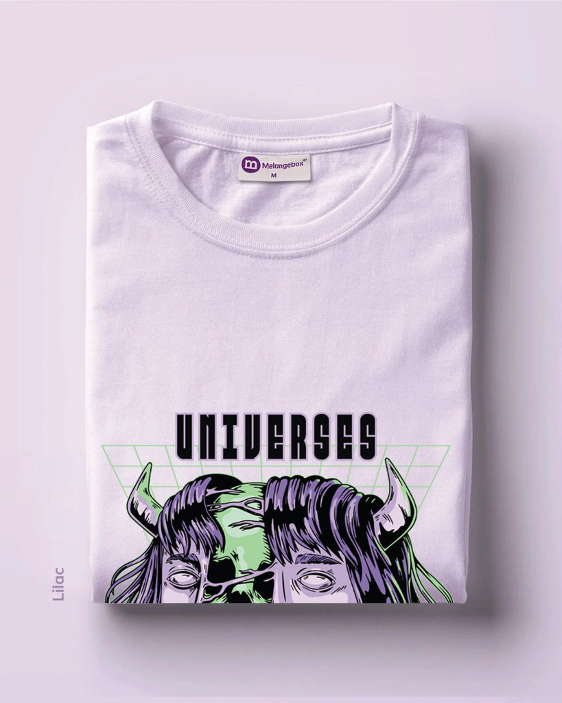 Melangebox Universal Mind Crew Neck: Lilac