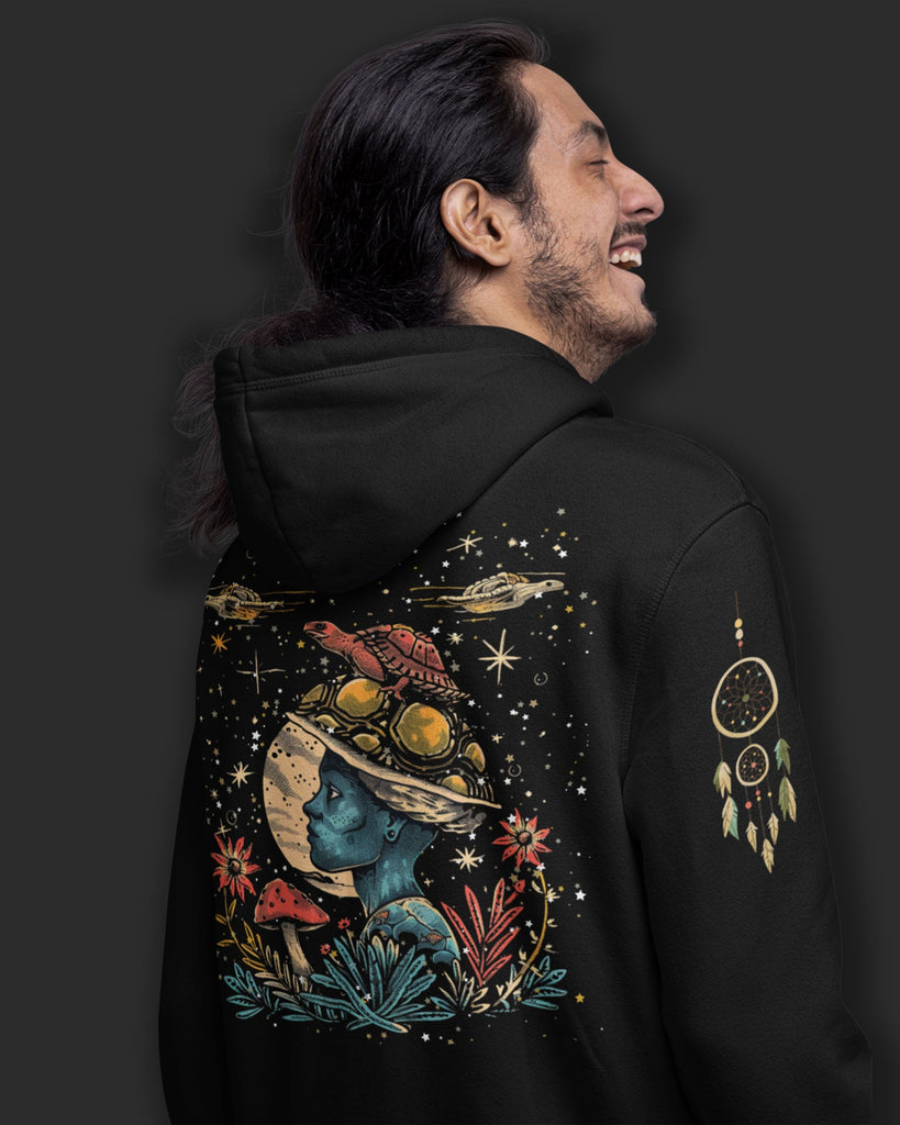 Melangebox Zen Hoodie: Black