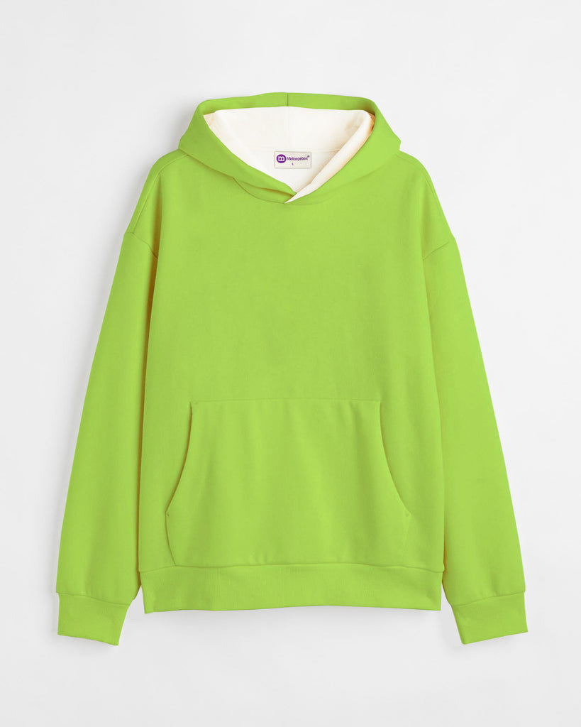 Melangebox Classic Hoodie: Neon Green