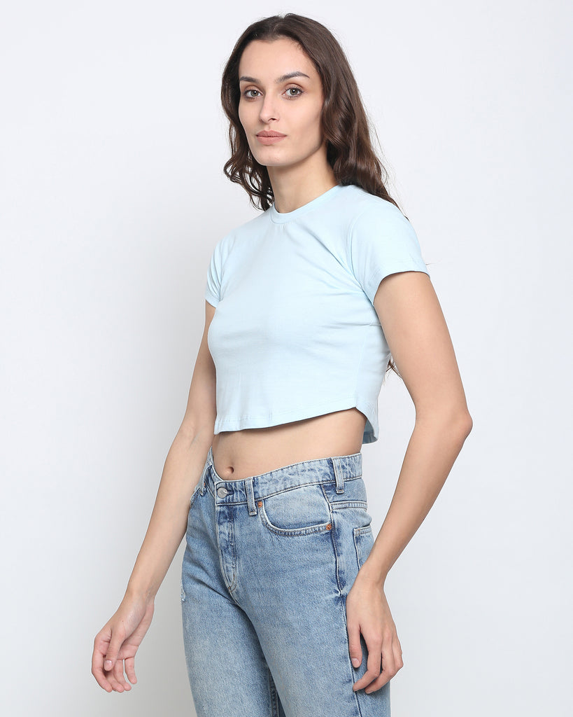 Melangebox Crop Top: Honey Dew