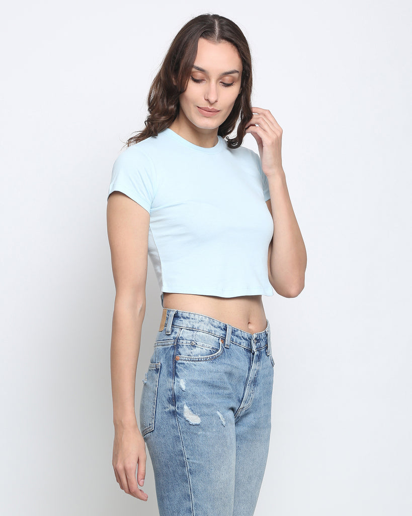 Melangebox Crop Top: Honey Dew