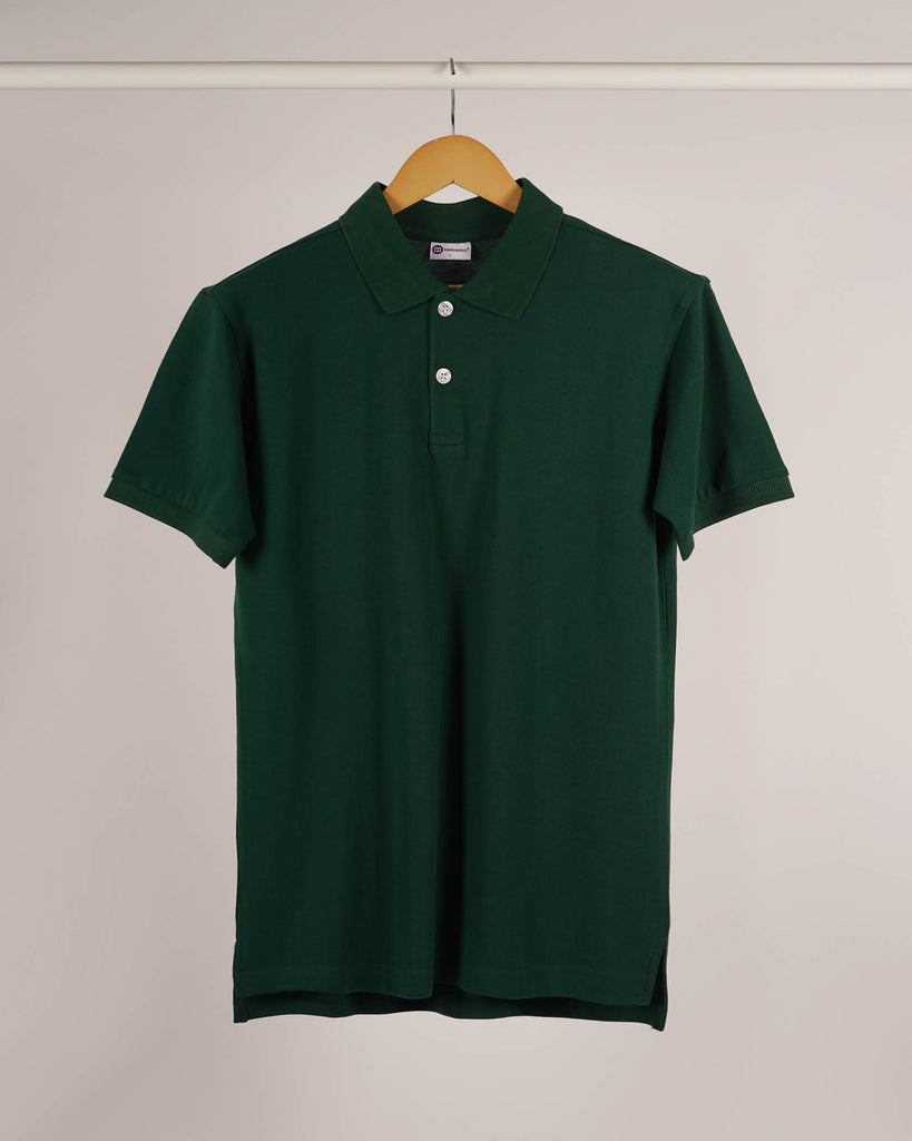 Melangebox Supreme Polo: Forest Green