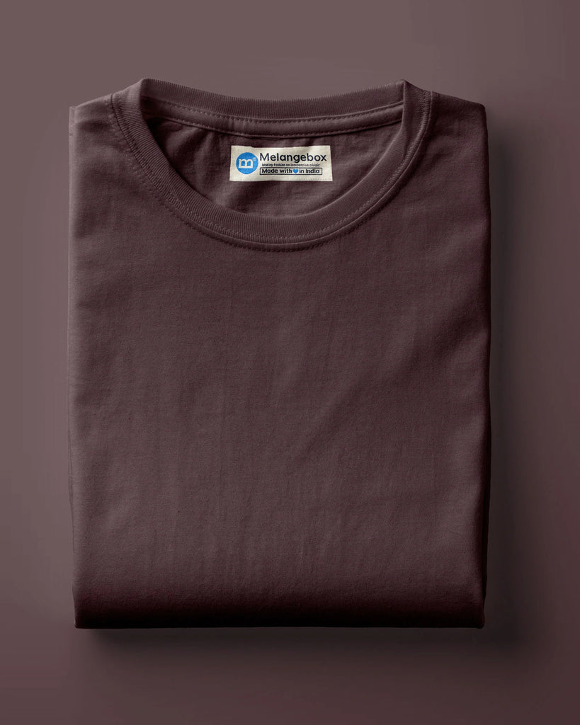 My Man's Crew Neck Tee: Chocolate
