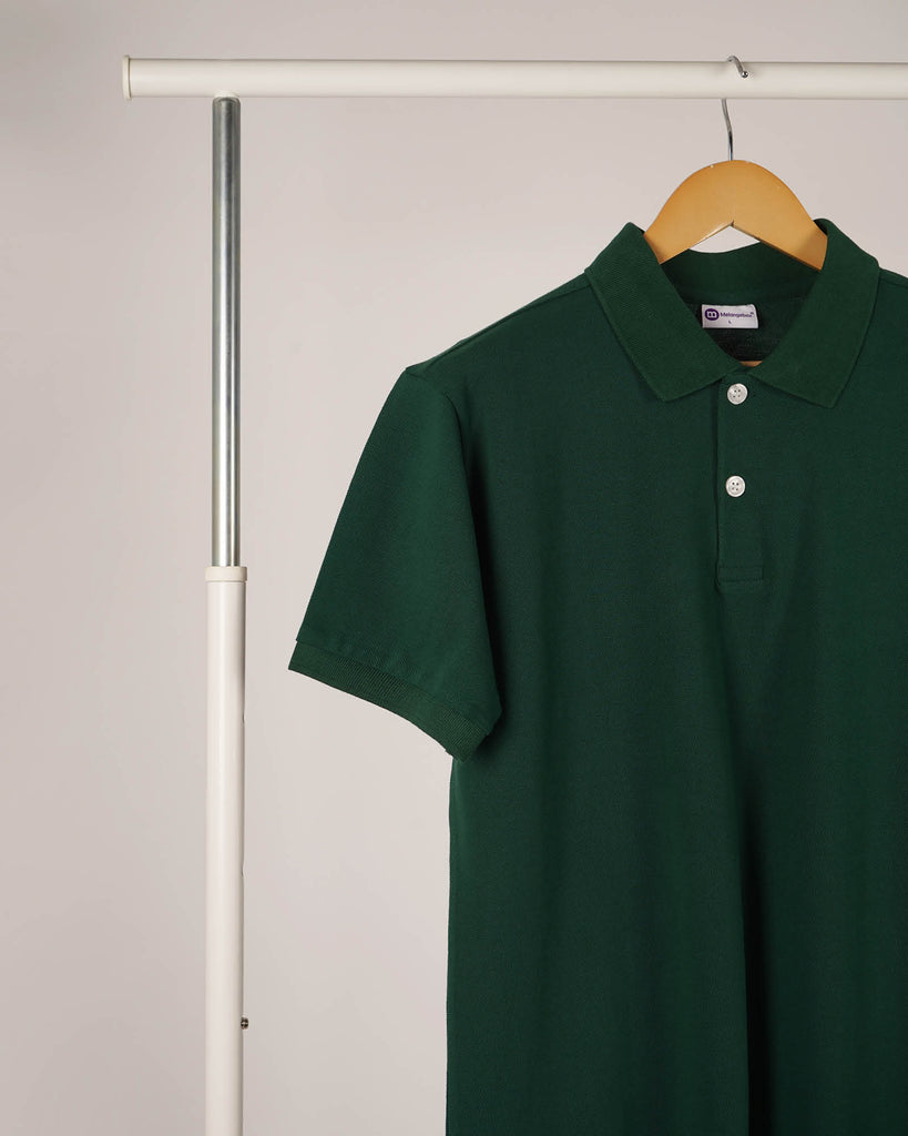 Melangebox Supreme Polo: Forest Green