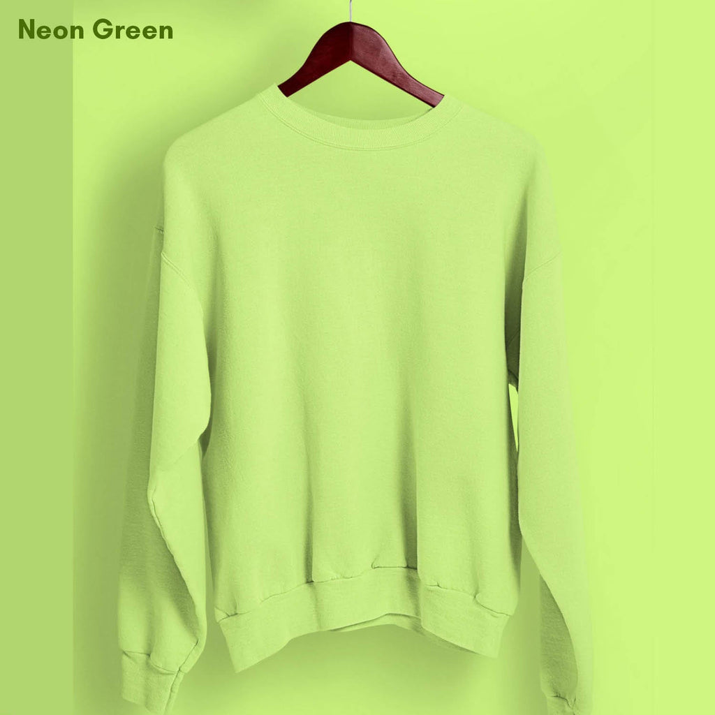 Solid Pack of 4: Drop Shoulder Sweatshirt