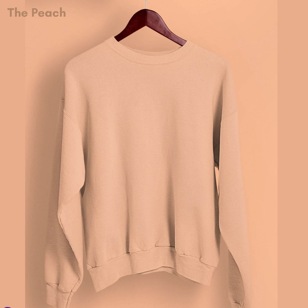 Solid Pack of 7: Drop Shoulder Sweatshirt