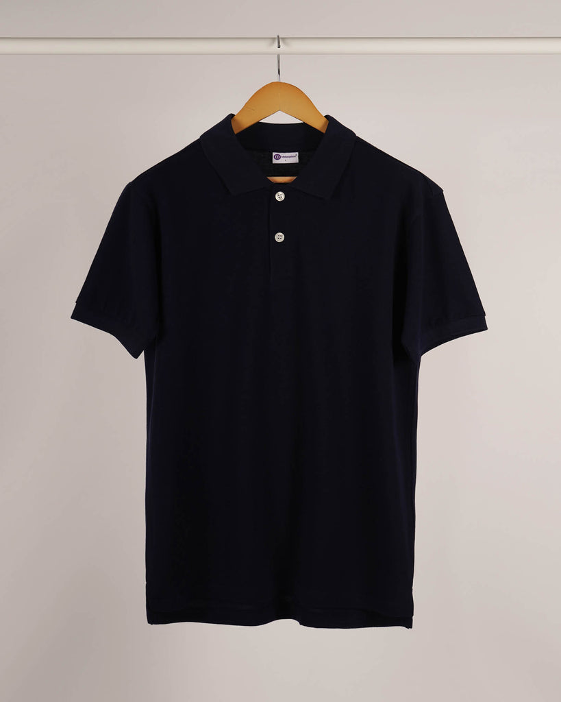 Melangebox Supreme Polo: Midnight Navy Blue