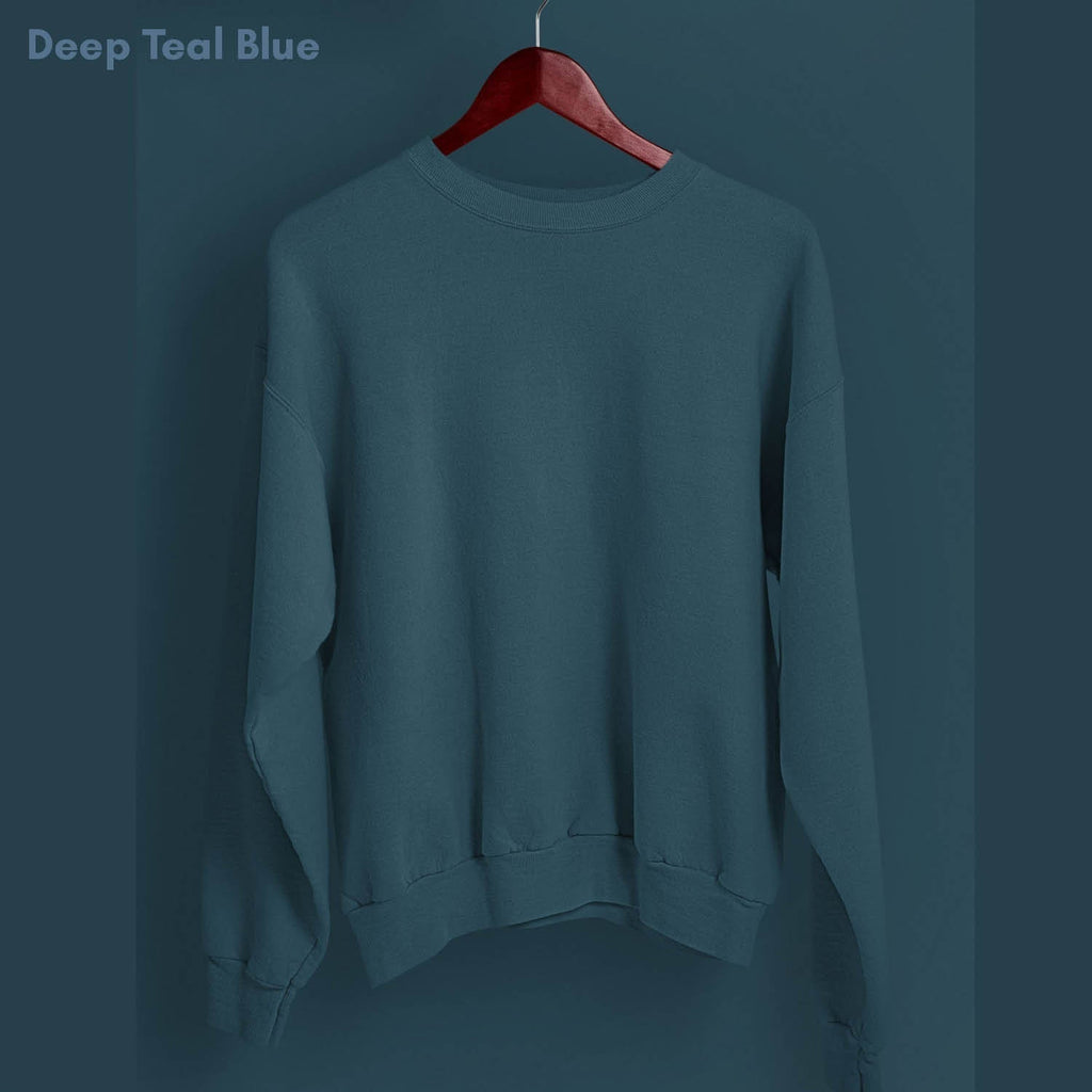 Solid Pack of 7: Drop Shoulder Sweatshirt