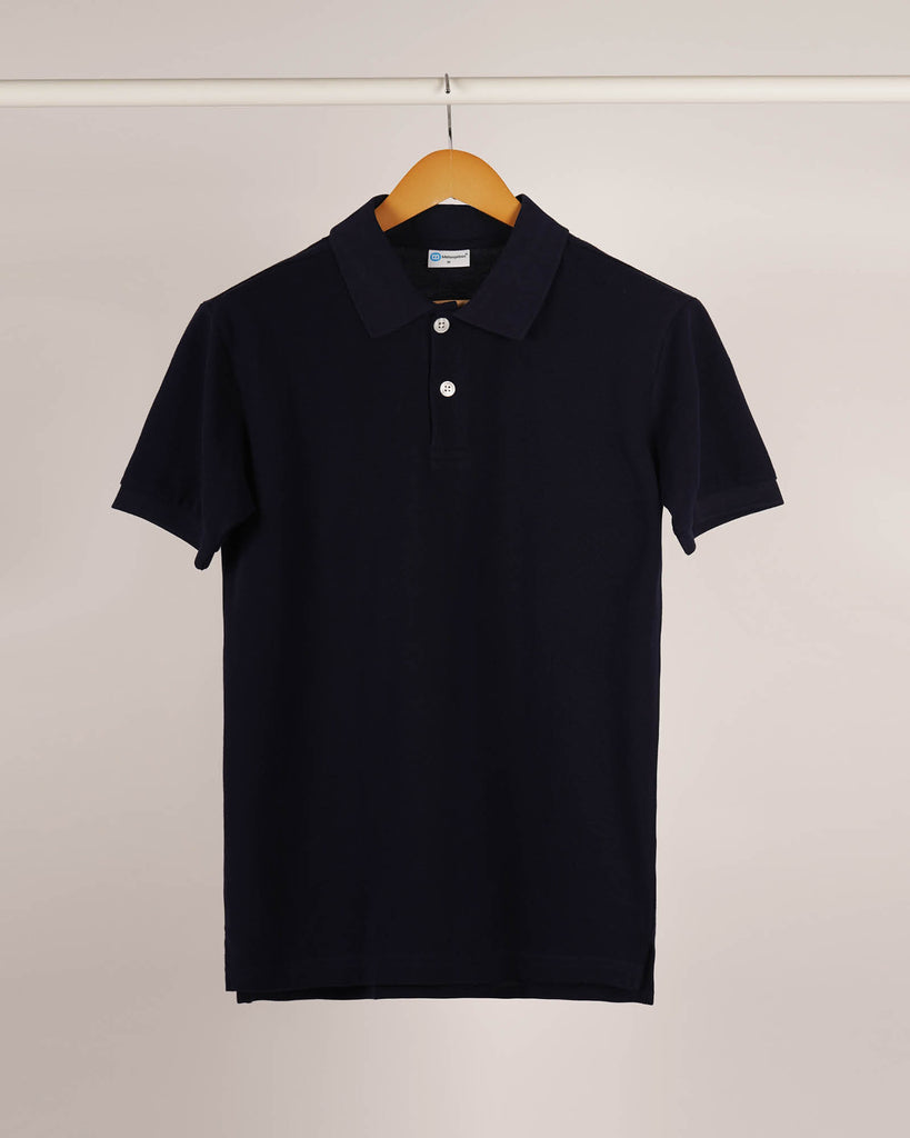 Polo Tee: Solid Black