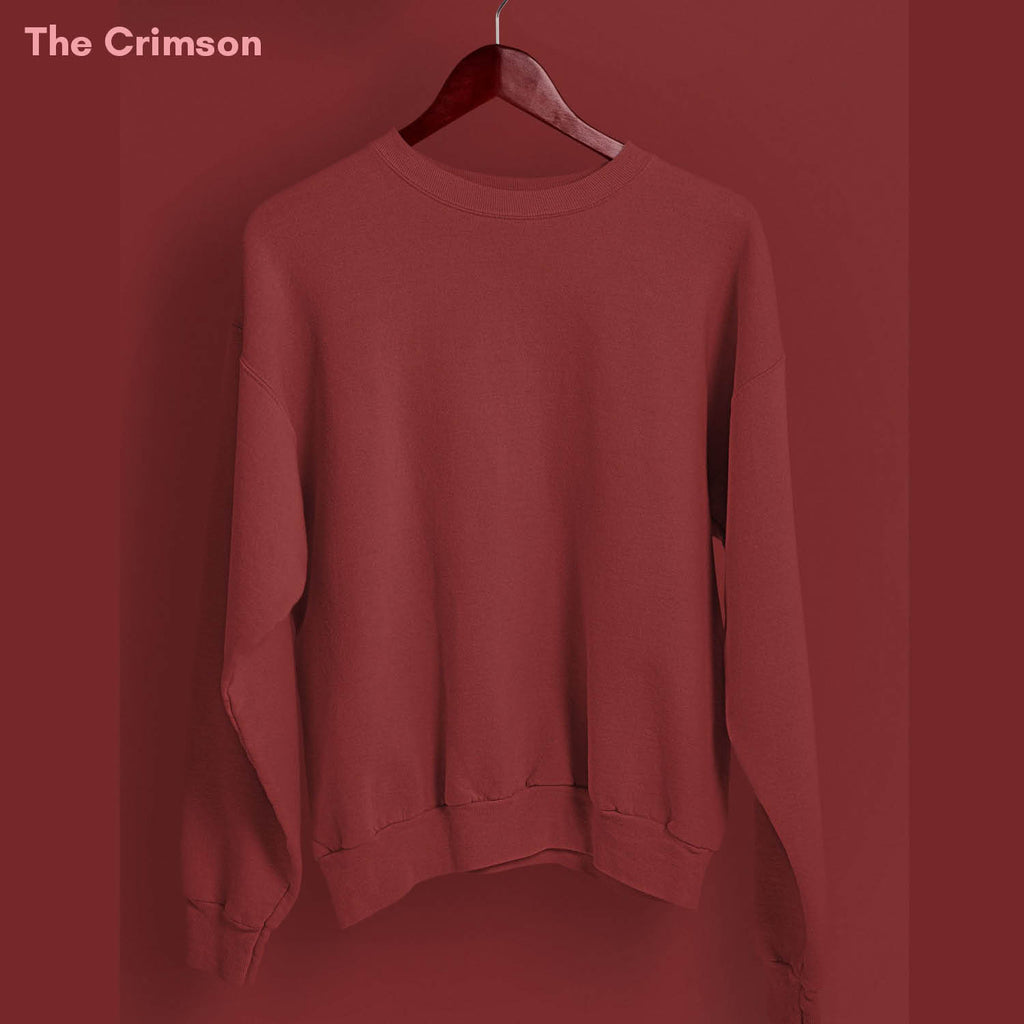 Solid Pack of 3: Drop Shoulder Sweatshirt