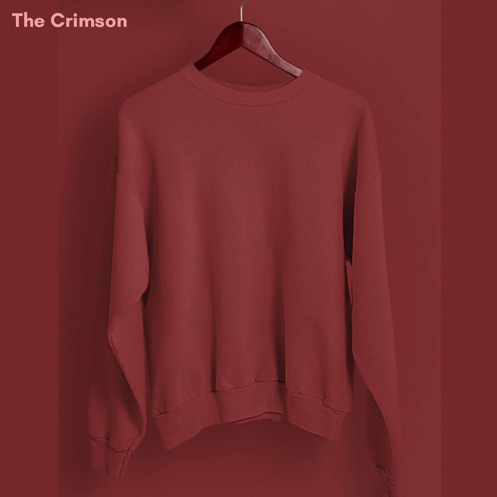 Solid Pack of 7: Drop Shoulder Sweatshirt
