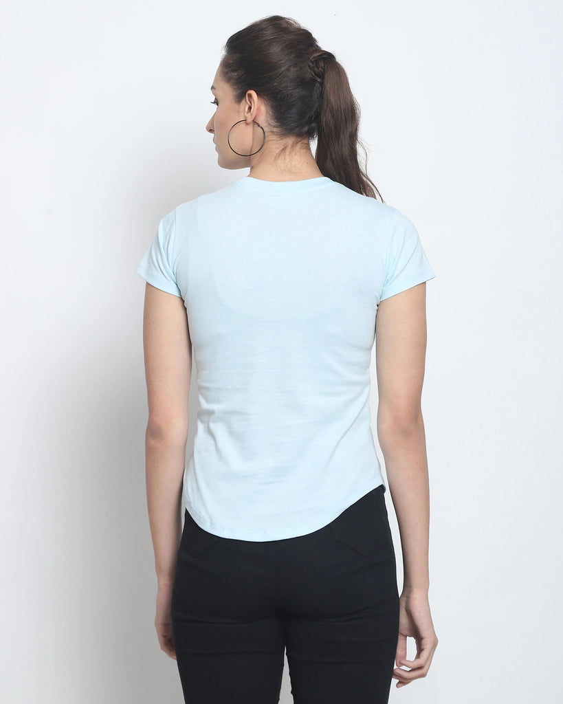 Women Crew Neck Top: Honey Dew