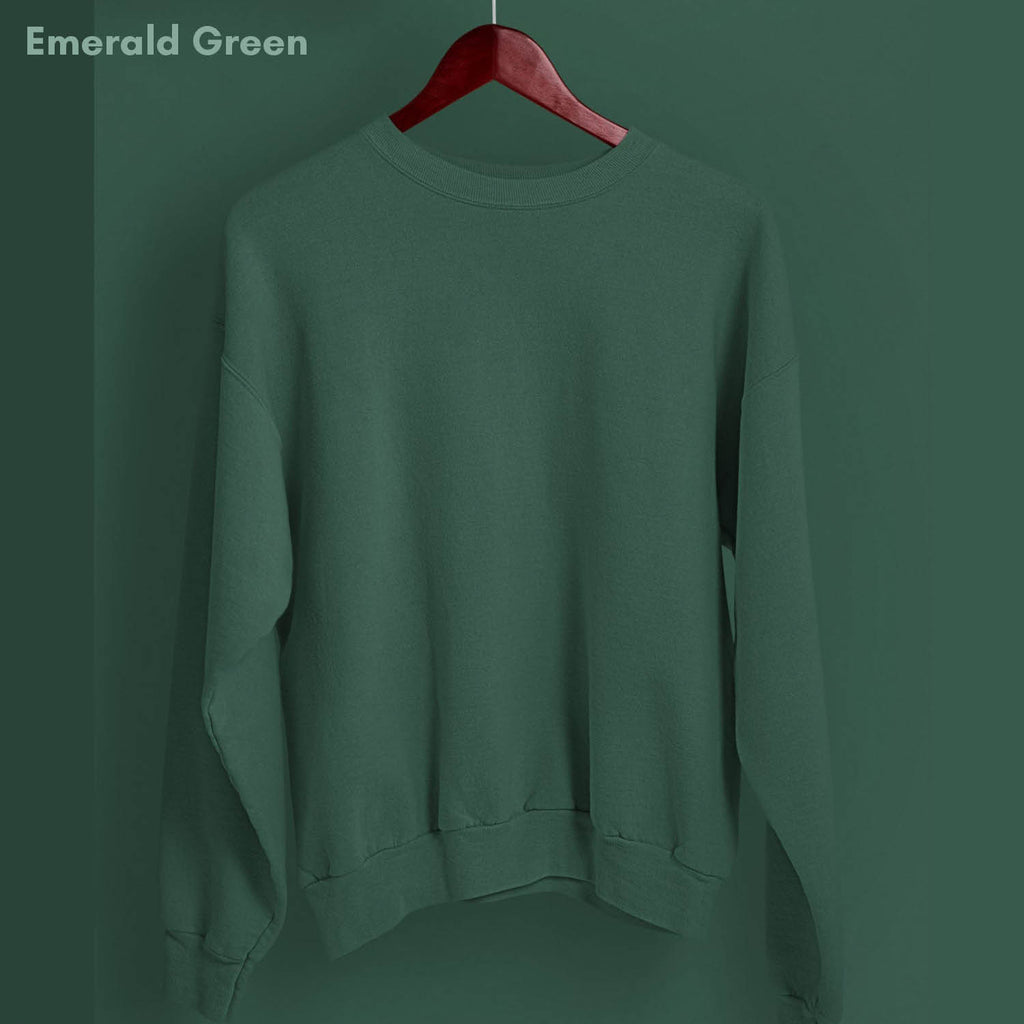 Solid Pack of 3: Drop Shoulder Sweatshirt