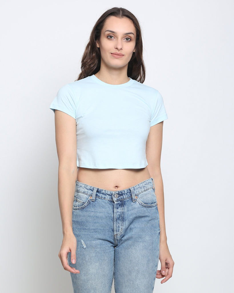 Melangebox Crop Top: Honey Dew